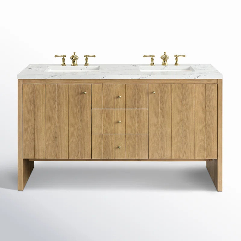 Hudson 60" Double Bathroom Vanity | Wayfair North America