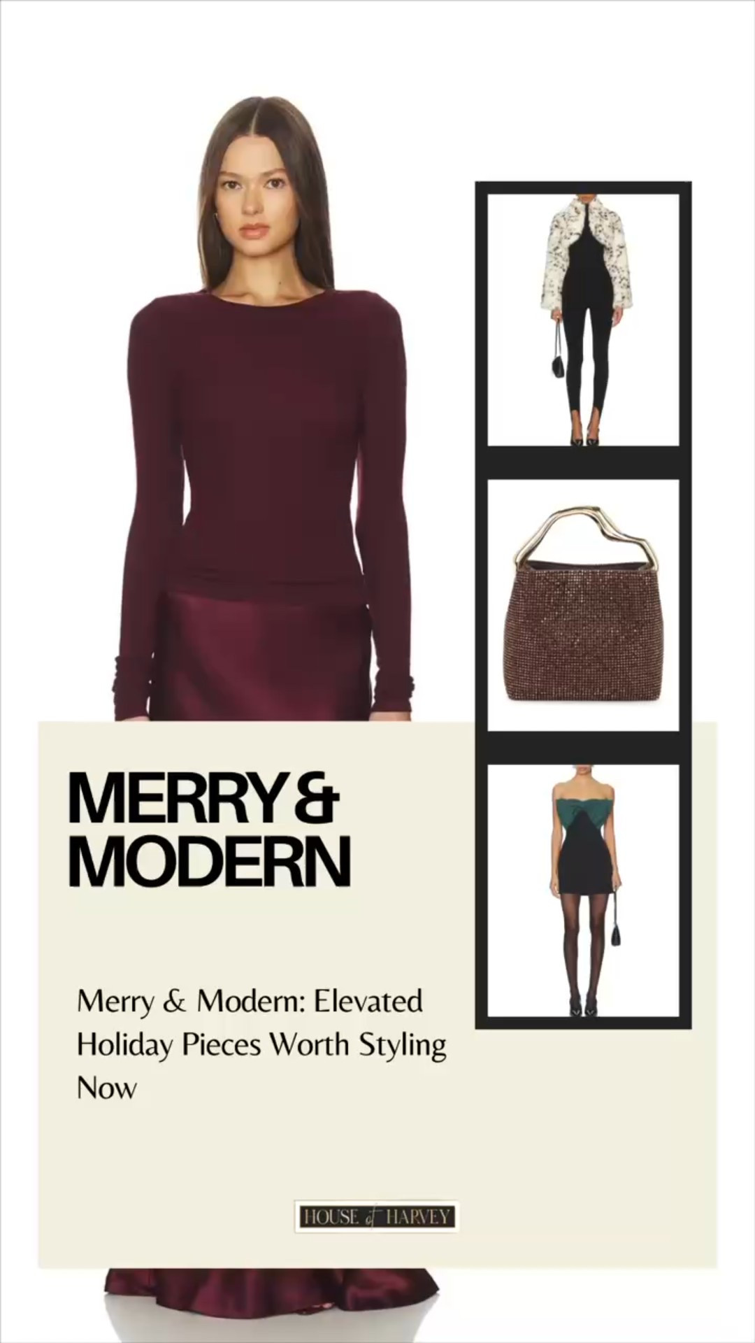 Merry & modern—elevated holiday pieces worth styling now! Think minimalist glamour meets joyful spirit. Sleek silhouettes, rich jewel tones, and subtle sparkle define this week’s looks. Style structured blazers over satin dresses, pair emerald accessories with crisp whites, or go bold with monochrome red. Modern holiday dressing made effortless—polished, confident, and ready for any festive invite. I found the best pieces all at Revolve that totally embody this style vibe! All of them linked ⬆️

#ltkcreator #ltkfinds #ltkwatchnow #ltkstyletip #revolve #revolvefinds #holiday #holidaystyle #holidayoutfits #party #partyoutfits 

#LTKHoliday #LTKootd #LTKSeasonal