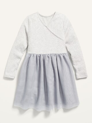 Fit & Flare Wrap-Front Tutu Dress for Toddler Girls | Old Navy (US)