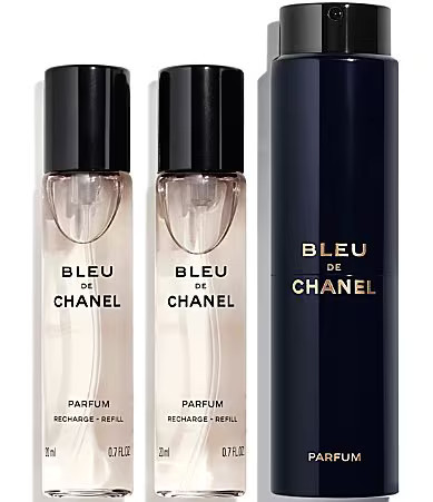 CHANEL BLEU DE CHANEL PARFUM TWIST AND SPRAY - Eau De Toilette Twist And Spray 3 x 0.7 Oz. | Dillard's