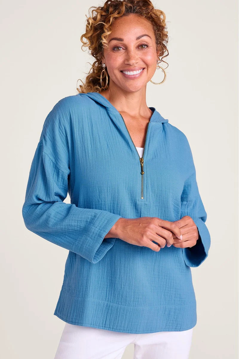 Kemia Gauze Hoodie | Soft Surroundings