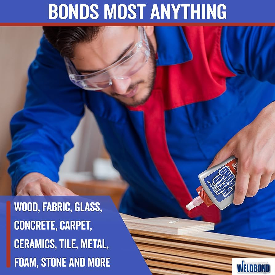 Weldbond Multi-Surface Non-Toxic Adhesive Glue, Bonds Most Anything! Wood Glue for Furniture or o... | Amazon (US)