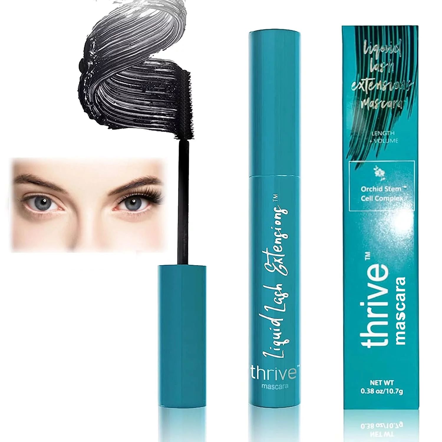 Thrive Mascara Liquid Lash Extension, Thrive Cosmetics Mascara, Thrive Mascara Black Volume and L... | Walmart (US)