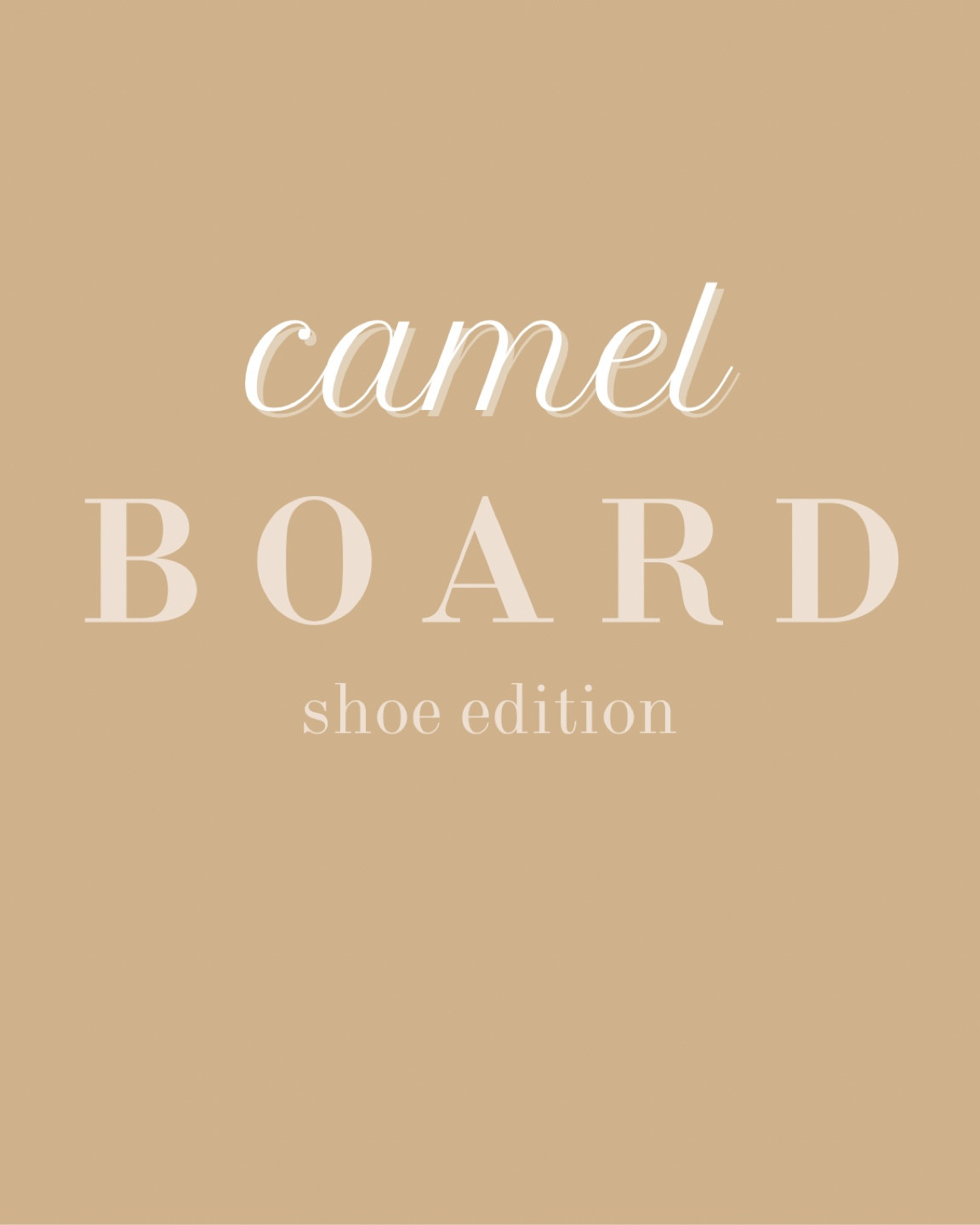 Die schönsten Schuhe in der Farbe CAMEL