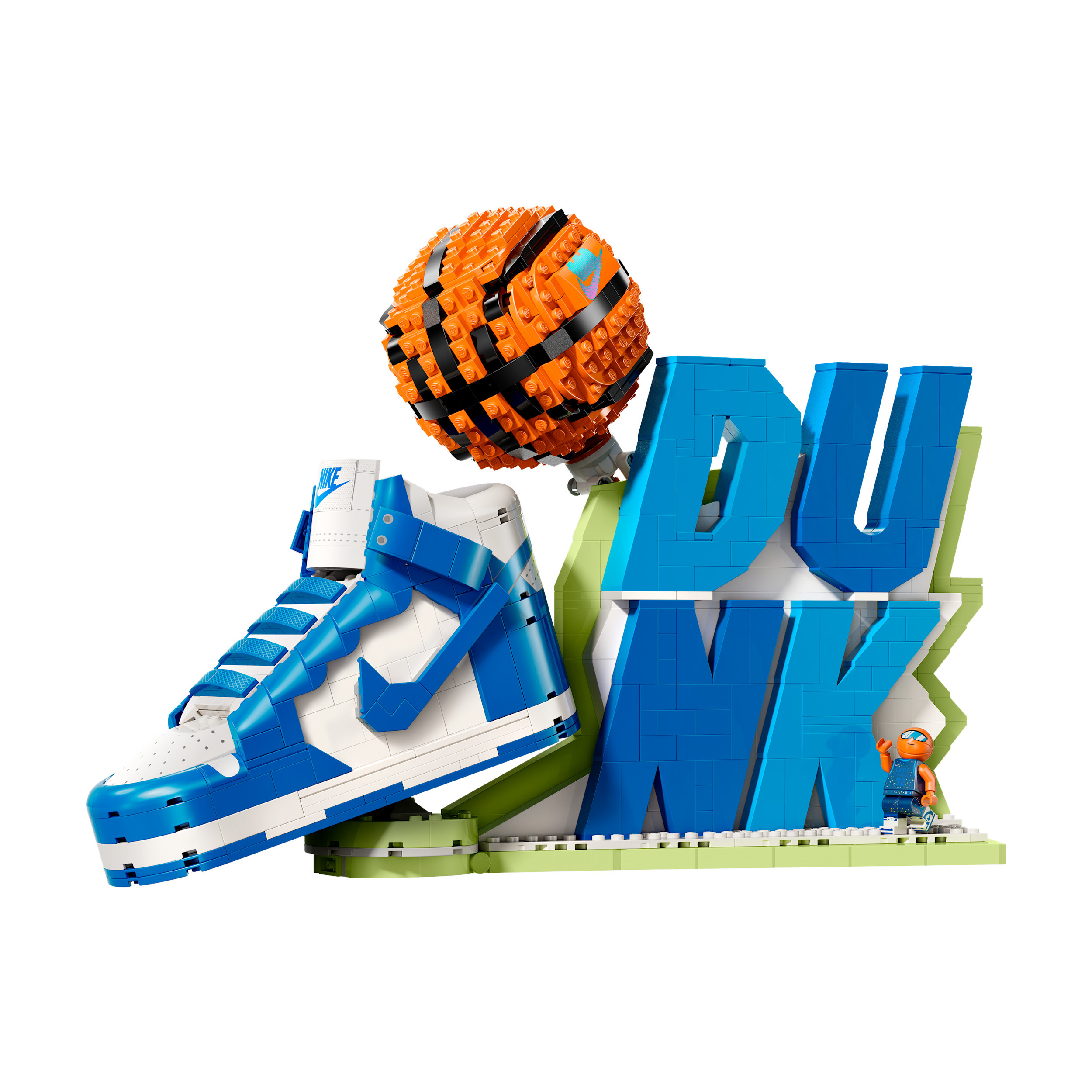 Nike Unisex Dunk x LEGOÂ® Set Sneaker-Building Kit with Exclusive Minifigure in Blue | MRMW43-008 | Nike (US)