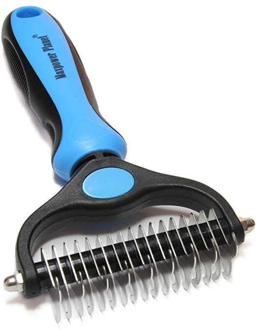 Amazon.com: Maxpower Planet Pet Grooming Brush - Double Sided Shedding and Dematting Undercoat Ra... | Amazon (US)