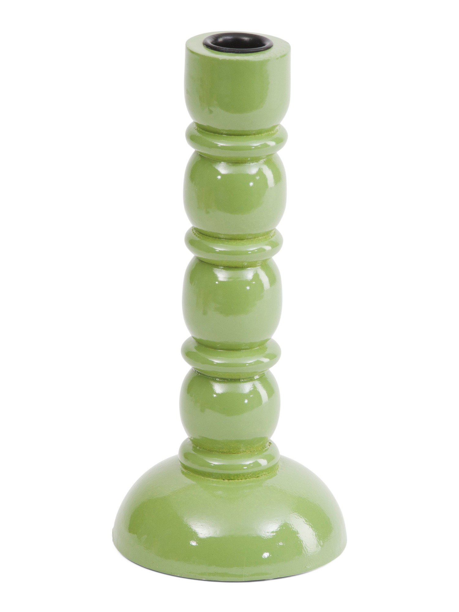 4x9 Solid Mango Wood Taper Candle Holder | TJ Maxx