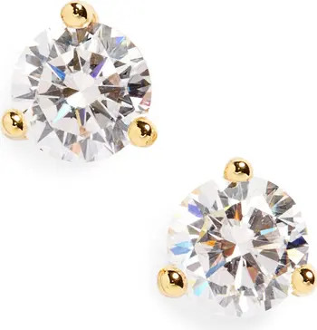 Cubic Zirconia Stud Earrings - 0.50ct. | Nordstrom