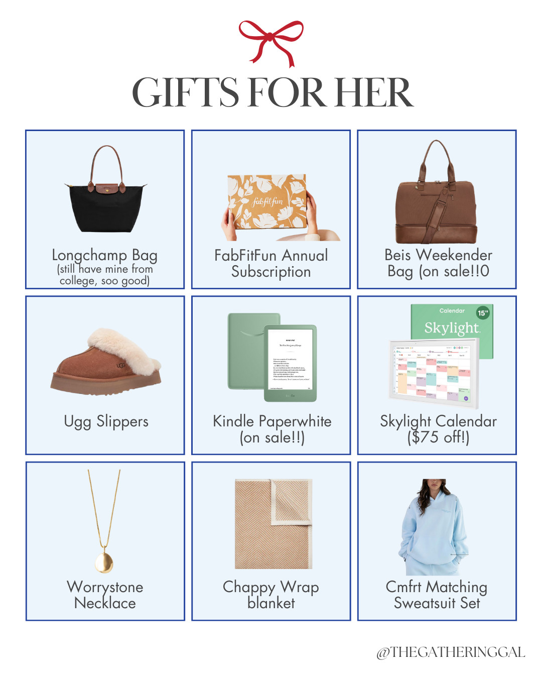 Gifts for her!

#LTKGiftGuide #LTKCyberWeek #LTKHoliday
