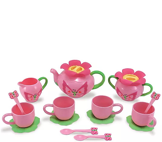 Melissa & Doug Bella Butterfly Tea Set | QVC
