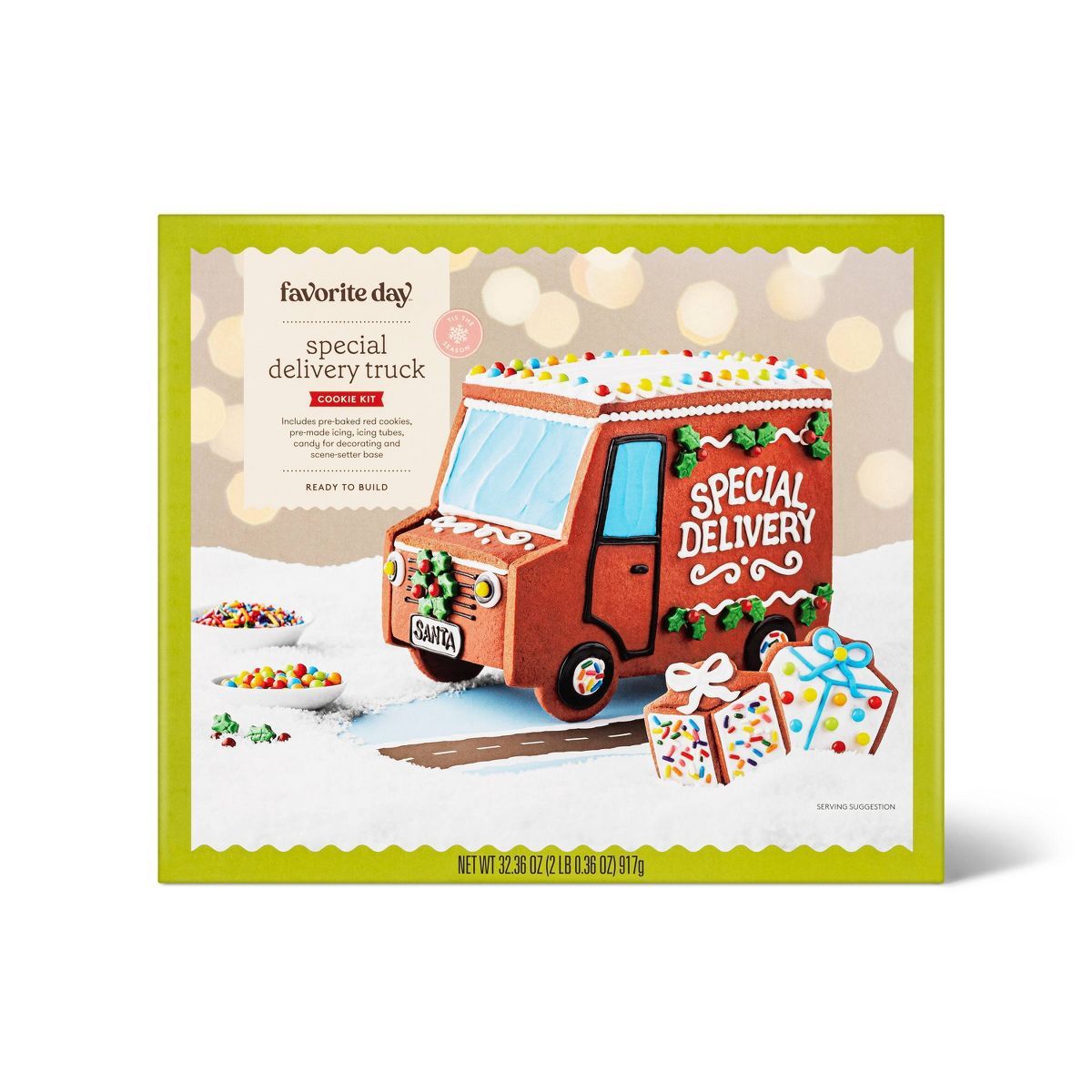 Holiday Special Delivery Truck Gingerbread House Kit - 35oz - Favorite Day™ | Target