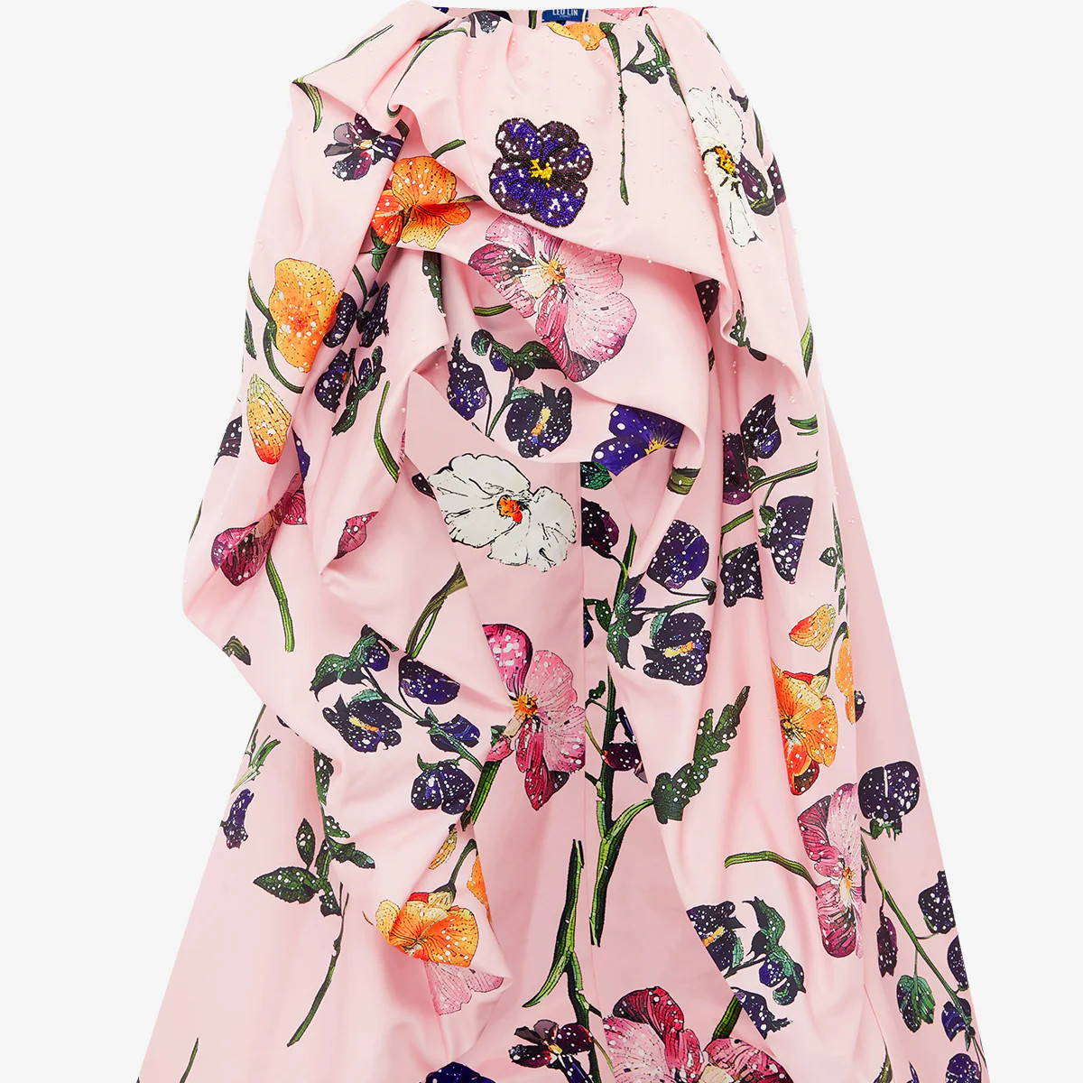 Fiorella Embellished Voluminous Skirt - Wildbloom | LEO LIN US