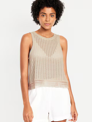 Crochet Tank Top | Old Navy (US)