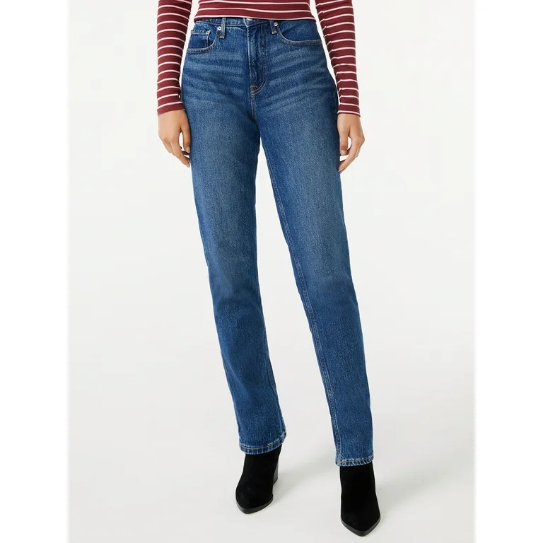 Free Assembly Women's Original 90's Straight Jeans | Walmart (US)