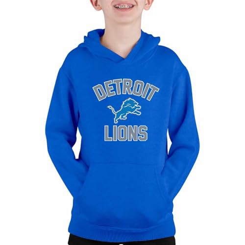 Detroit Lions Youth Gameday Hoodie Sweatshirt - Royal, Youth X-Large | Amazon (US)