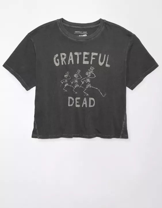 AE Cropped Grateful Dead Graphic Tee | American Eagle Outfitters (US & CA)