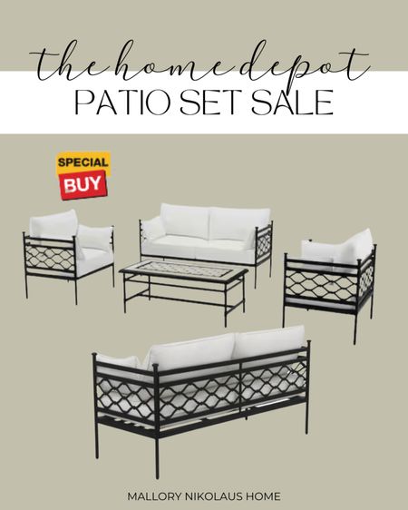 I absolutely love this patio set - and it’s on sale at The Home Depot right now!

#LTKFind #LTKstyletip #LTKsalealert