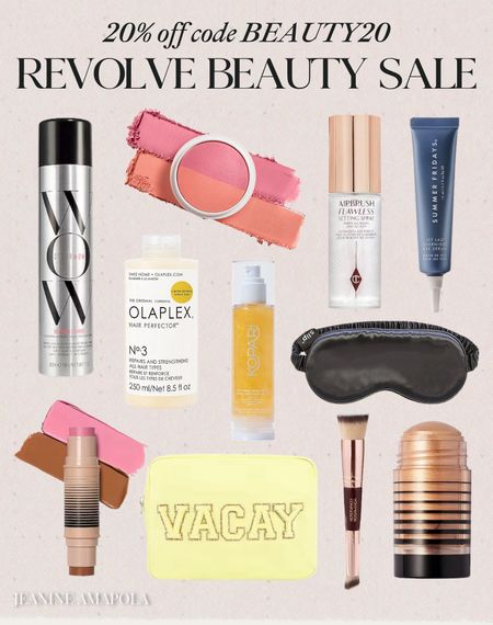 Revolve Beauty sale 20% off 🙌🏻🙌🏻

Skin care, beauty, products, I serum, hair products, make up bag, eye mask,

#LTKSaleAlert #LTKStyleTip #LTKBeauty