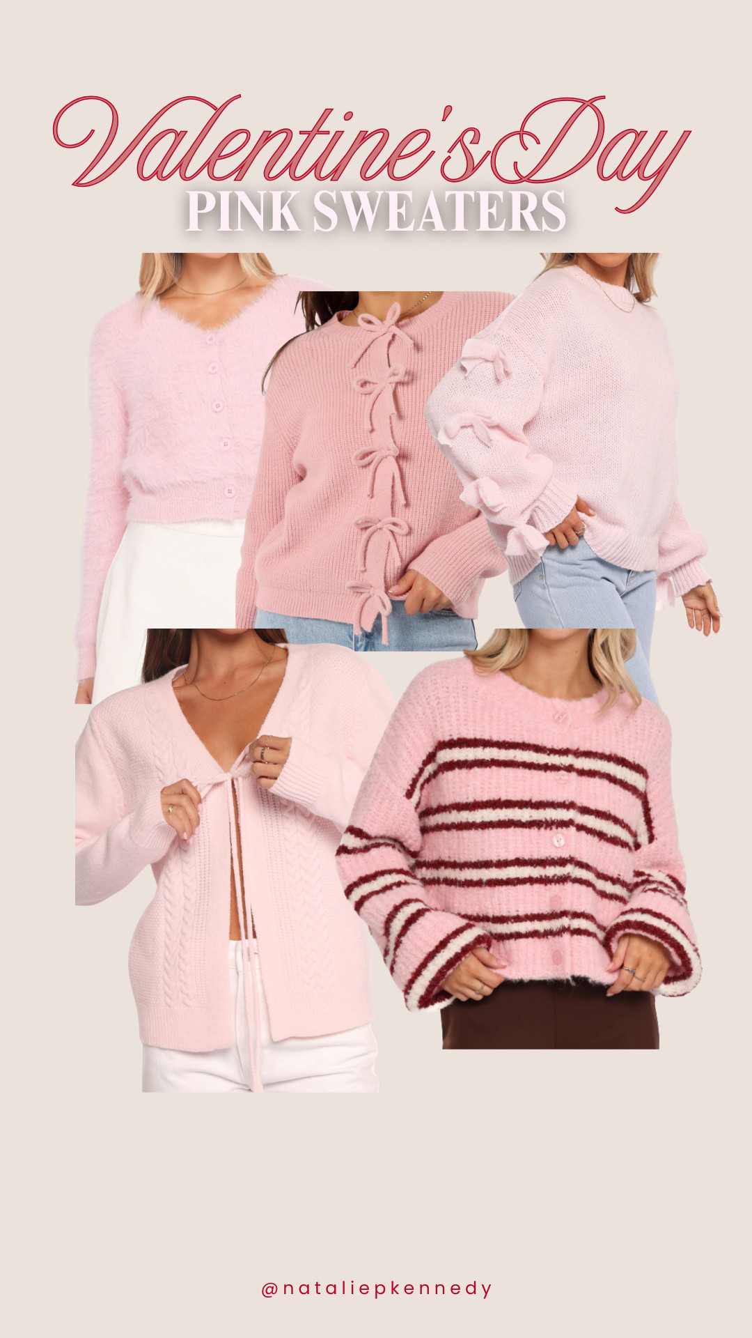Valentine's Day outfit inspo- pink sweaters! 

 #LTKgrwm #LTKootd #LTKSeasonal