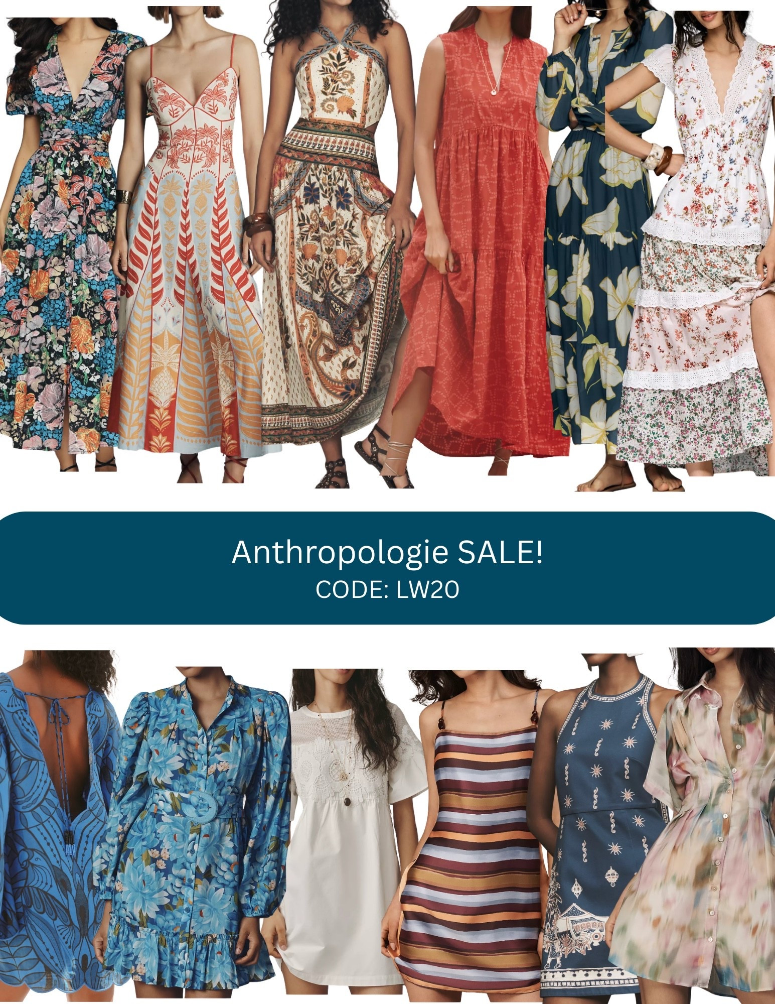 All the dresses! Obsessed with them and getting them on sale! 