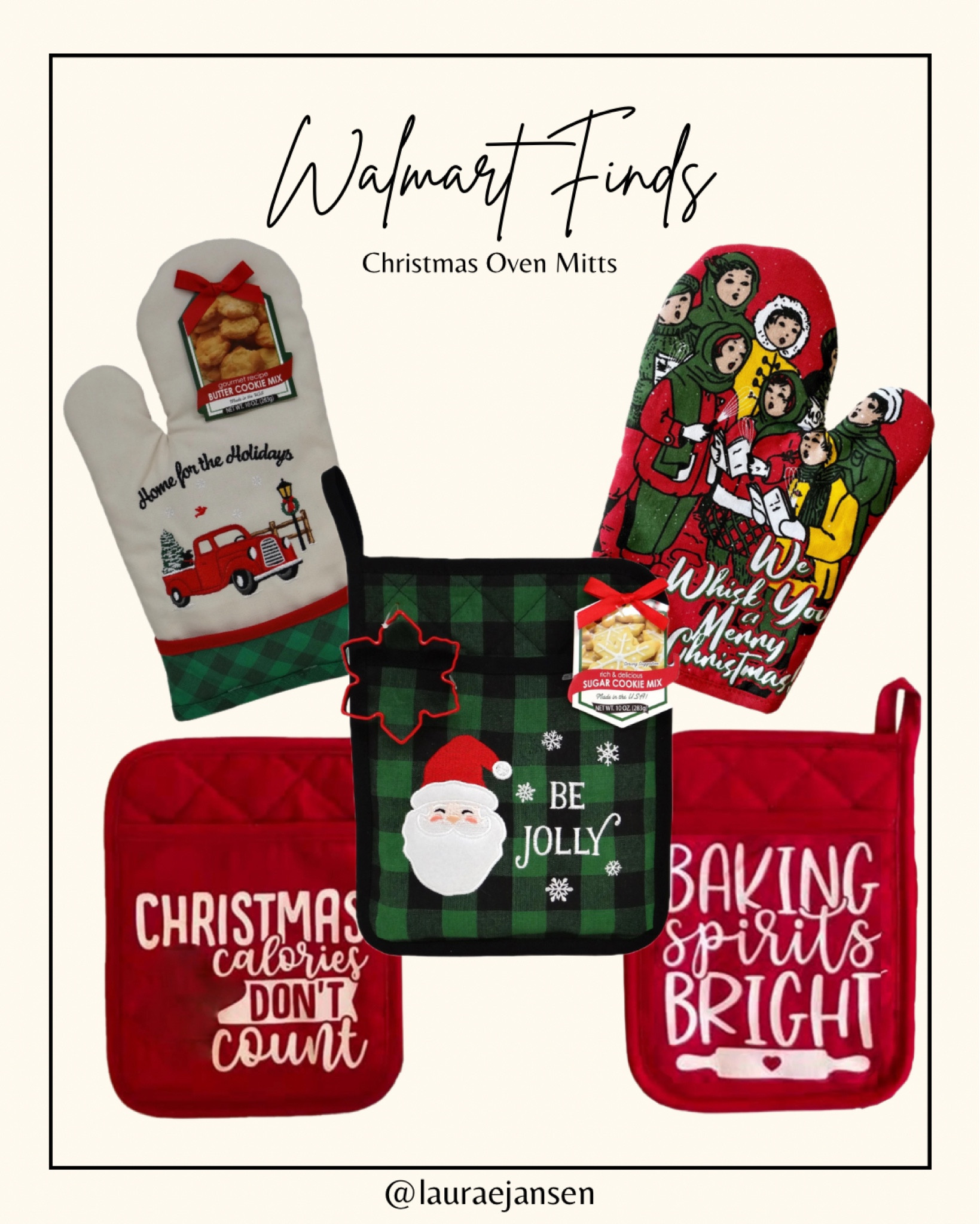 Cute Christmas oven mitts from Walmart 

#LTKSaleAlert #LTKHoliday #LTKHome