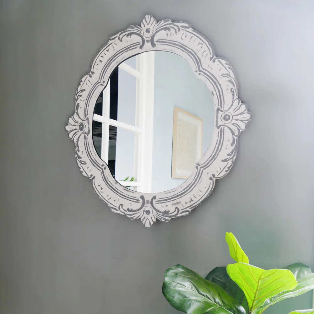 One Allium Way® Streeter Metal Flat Wall Mirror & Reviews | Wayfair | Wayfair North America