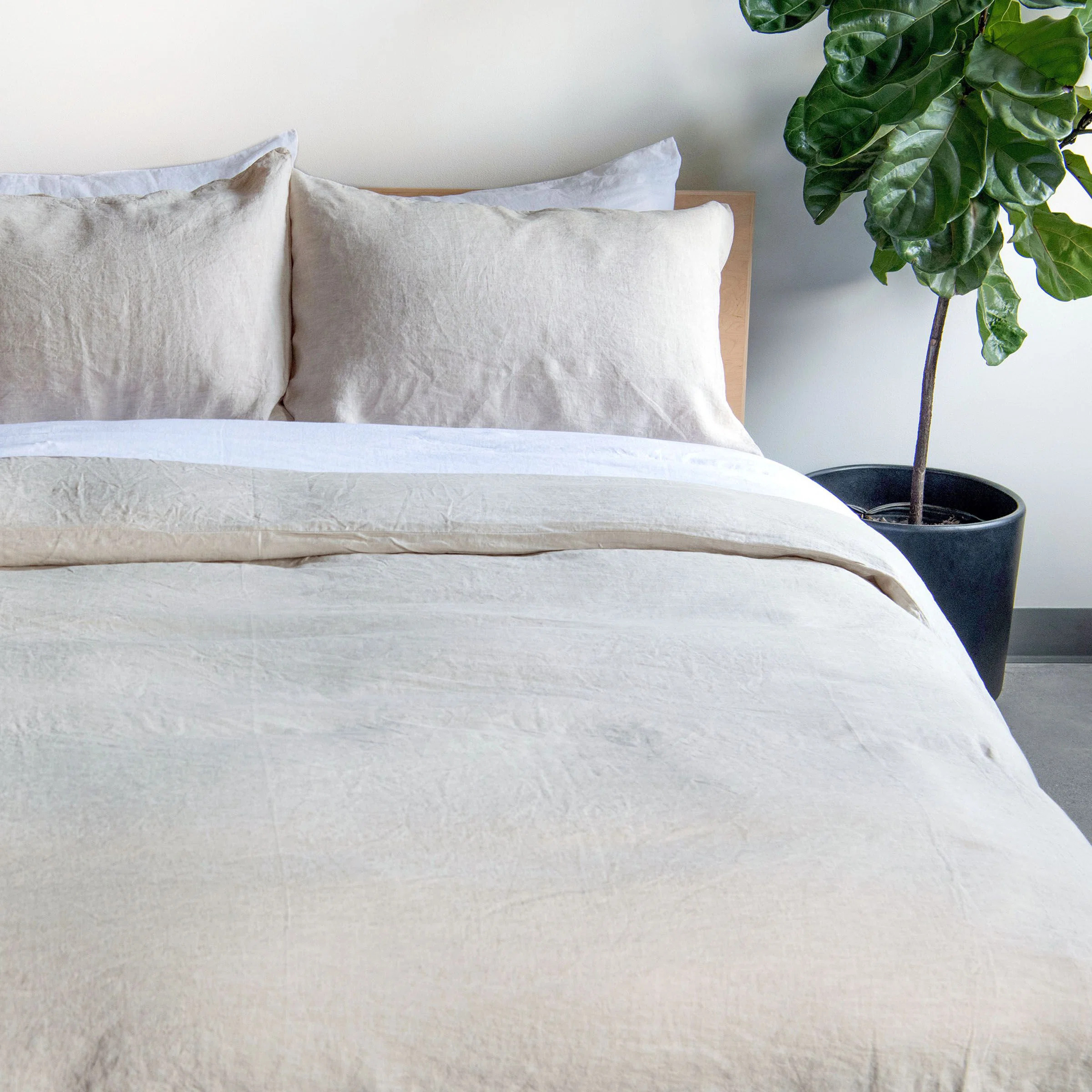 100% French Linen Duvet Cover & Sham Set | AllModern