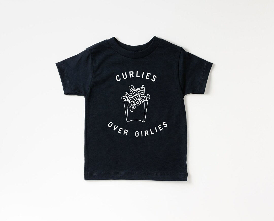 Curlies Over Girlies  | Toddler Tee | Toddler Girl Shirt | Toddler Boy Shirt | Valentine's Day Gr... | Etsy (US)
