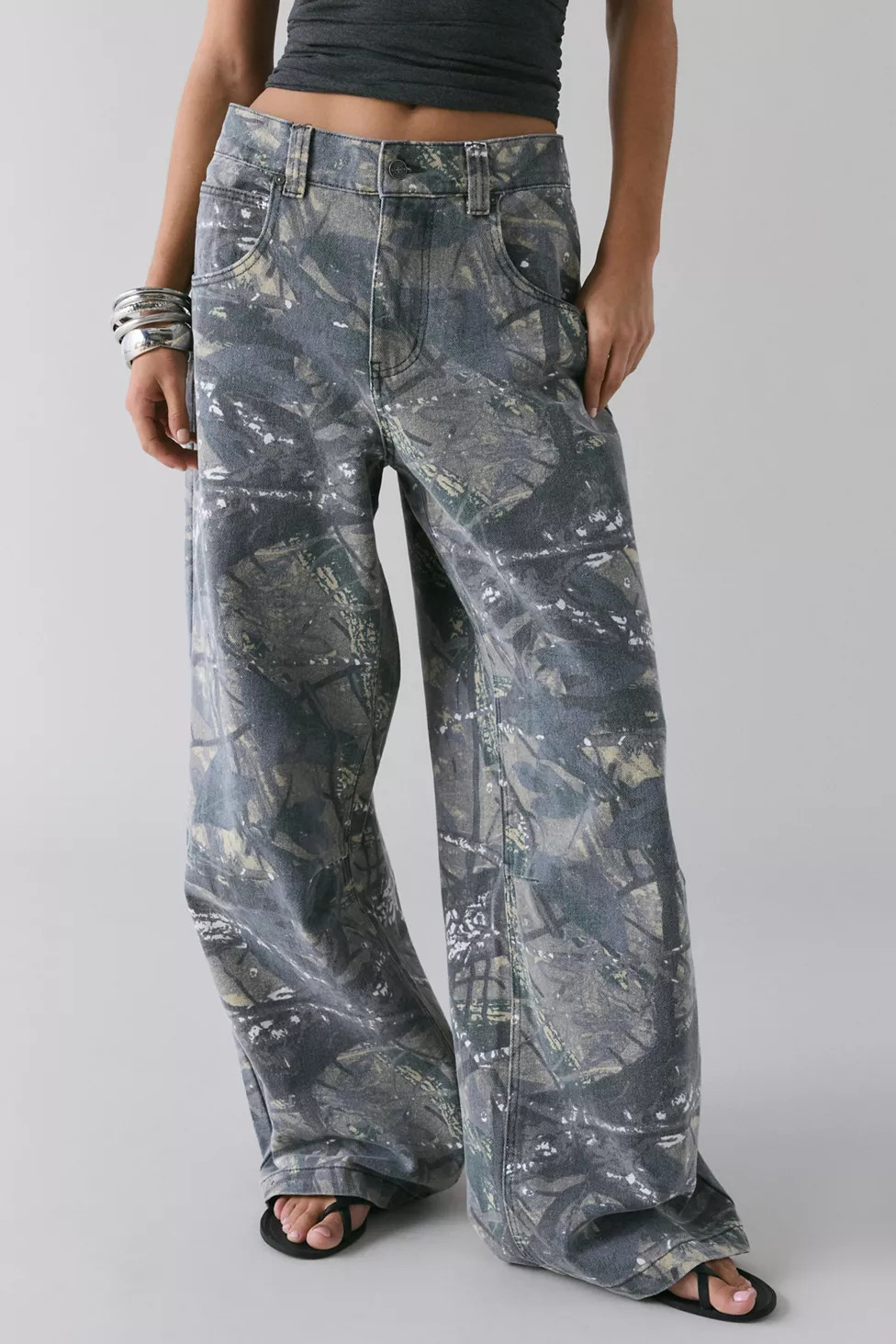 Jaded London Camo Fade Print Colossus Jean | Urban Outfitters (US and RoW)