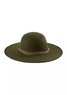 Felt Chain Floppy Hat | Belk