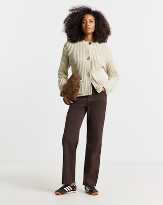 Chocolate Straight Leg Jeans | Simply Be | Simply Be (UK)