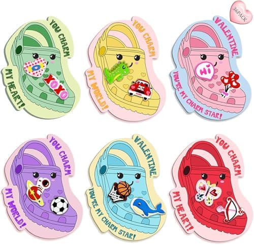 Valentines Day Cards for Kids School - Valentines Day Gifts for Kids Classroom, 36 Valentine Card... | Amazon (US)