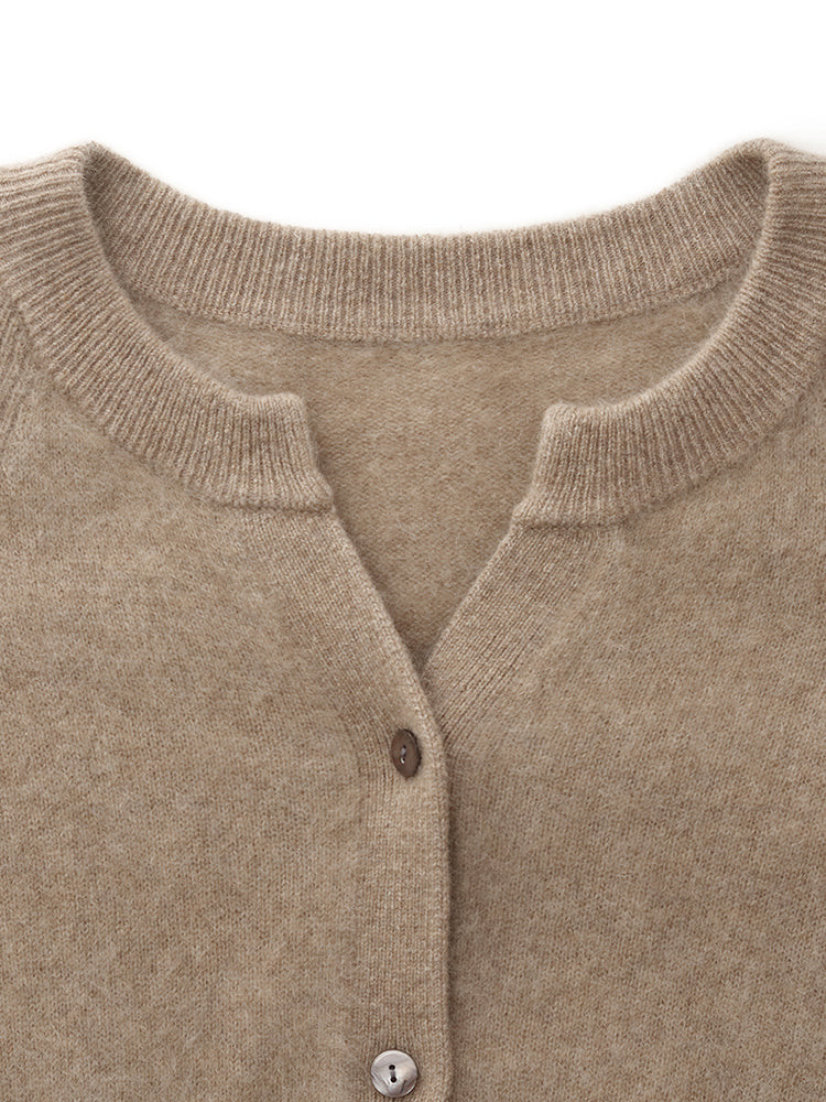 Brushed Cashmere Women Cardigan | GOELIA