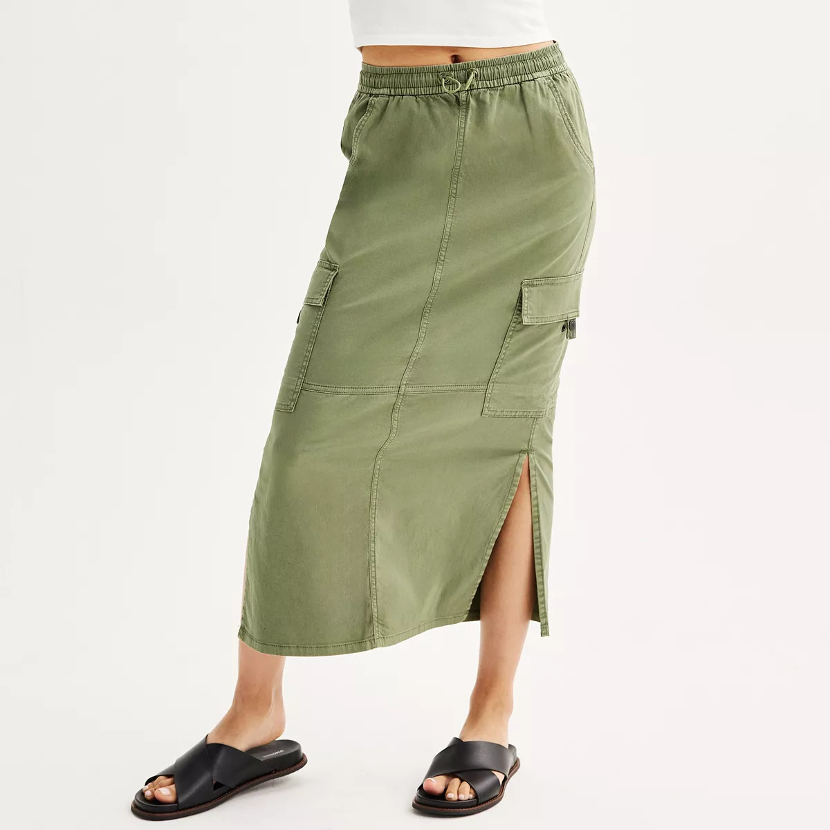 Juniors' SO® Utility Maxi Skirt | Kohl's