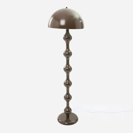 Brown Metal Floor Lamp 152x45cm | TK Maxx