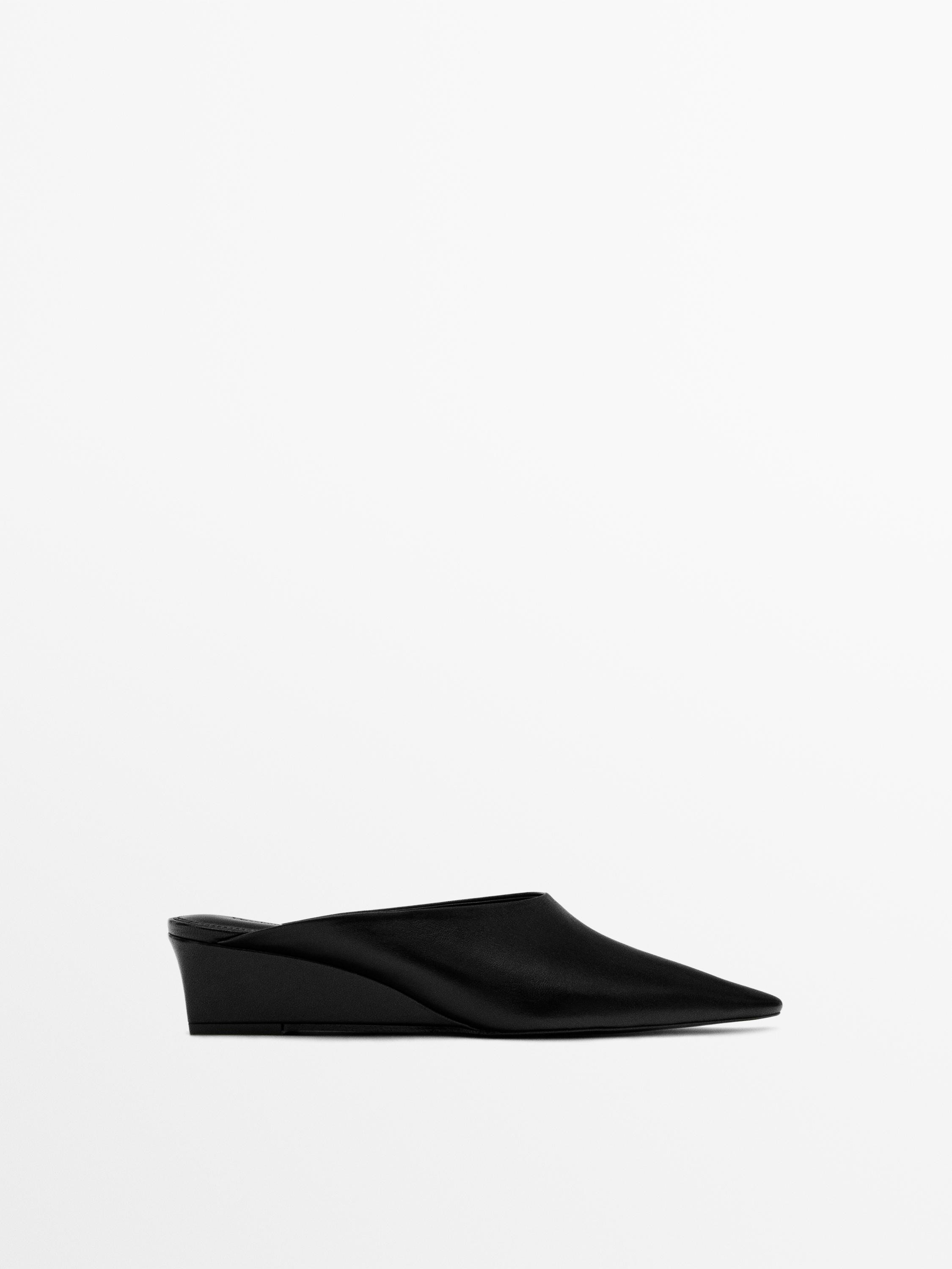 Wedge heel mules | Massimo Dutti US