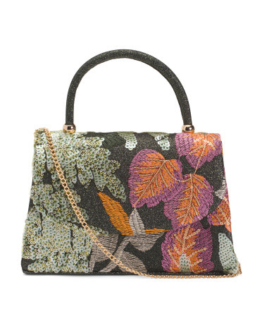 Floral Beaded Clutch | TJ Maxx