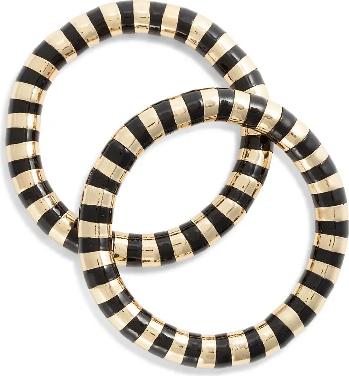 Set of 2 Mixed Bead Stretch Bracelets | Nordstrom