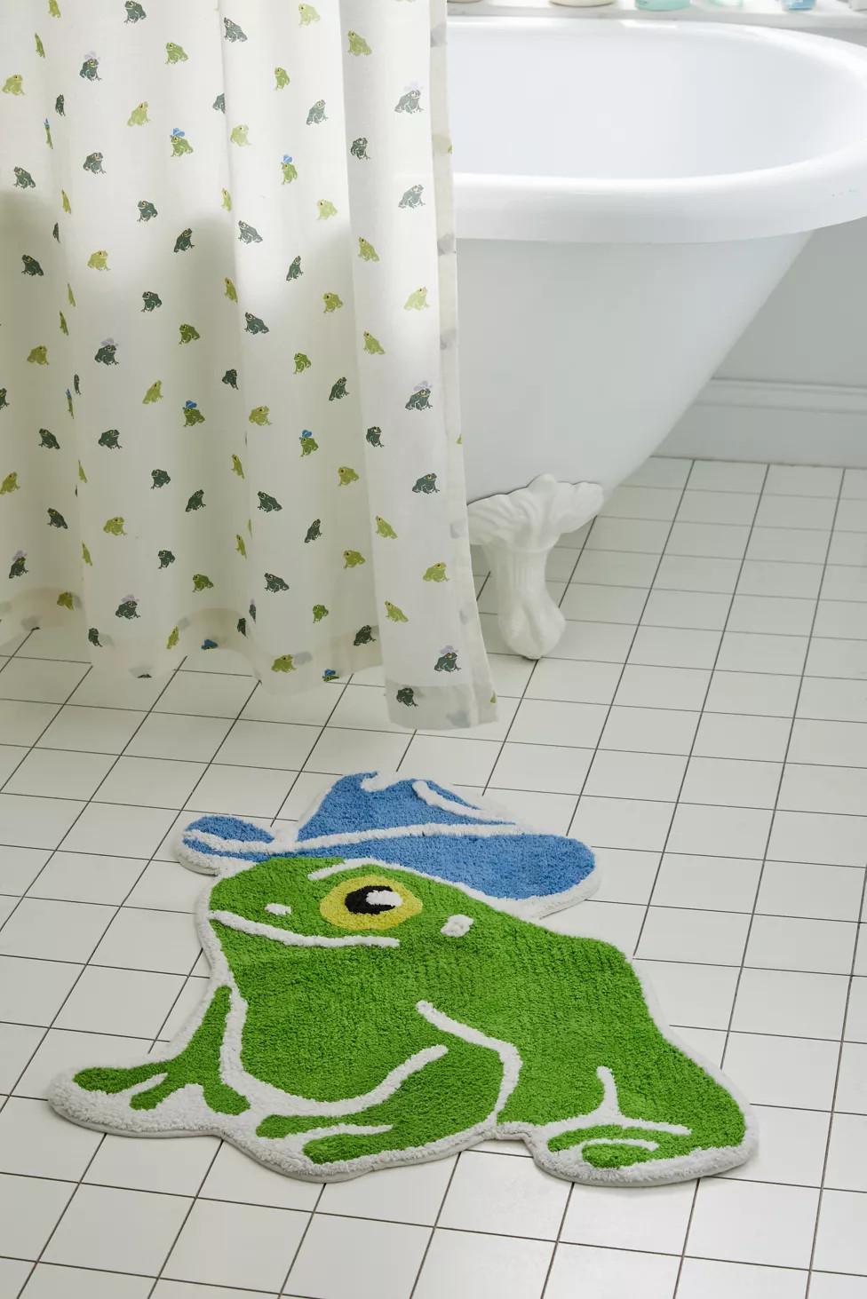 Cowboy Frog Bath Mat | Urban Outfitters (US and RoW)
