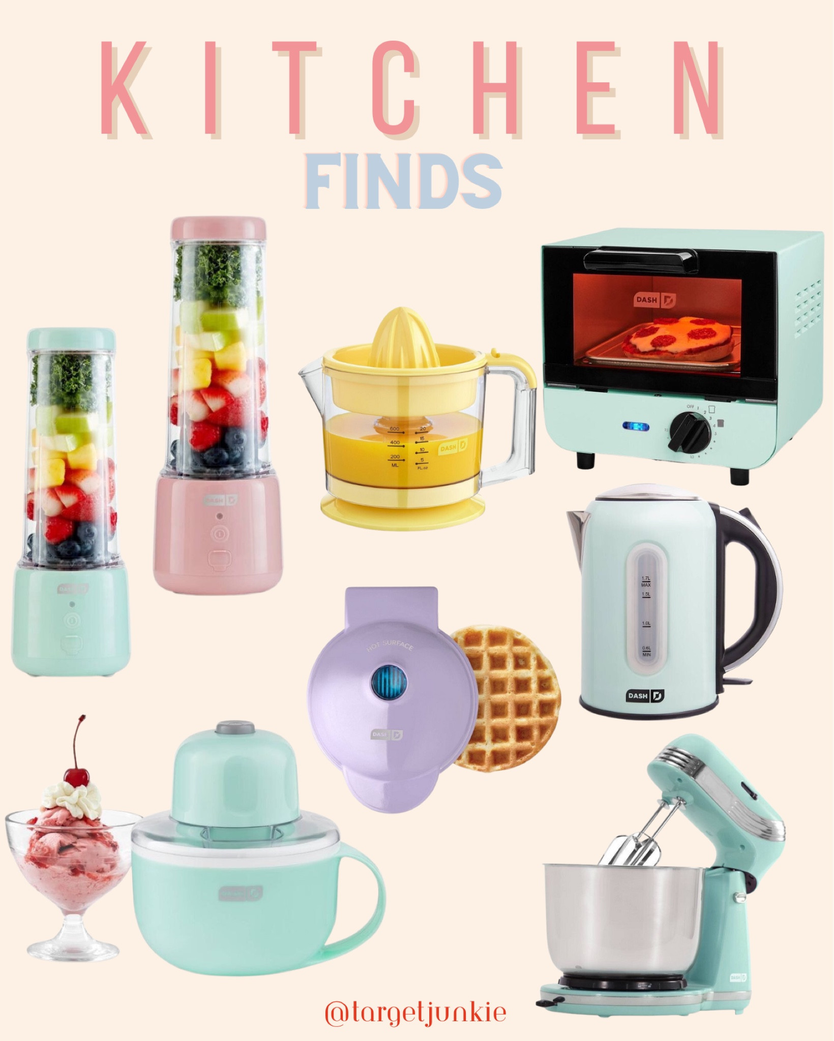 Love Dash products! Tons of finds for your kitchen 🥹

Target finds, retro look, kitchen appliances, Target home 

#LTKhome #LTKunder50