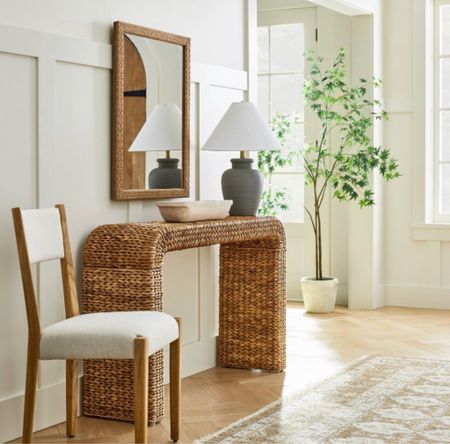 Cozy corner! New at target!
I love the faux maple tree! 

Lmao, condone table, woven mirrors, dining chair, faux tree, lamp, target finds, studio McGee target 

#LTKstyletip #LTKhome #LTKunder50