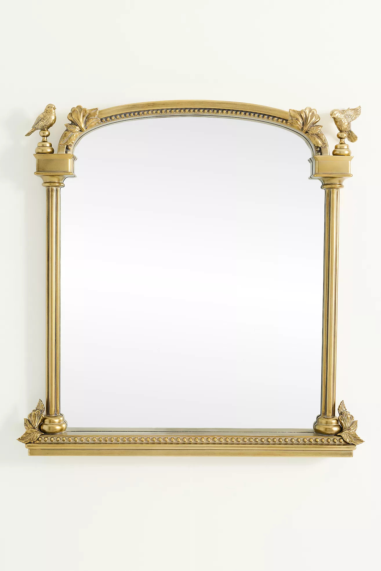 Lilou Bird Arched Mantel Mirror | Anthropologie (US)