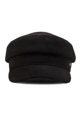 Anne Klein Women's Faux Suede Cabby, Black | Belk