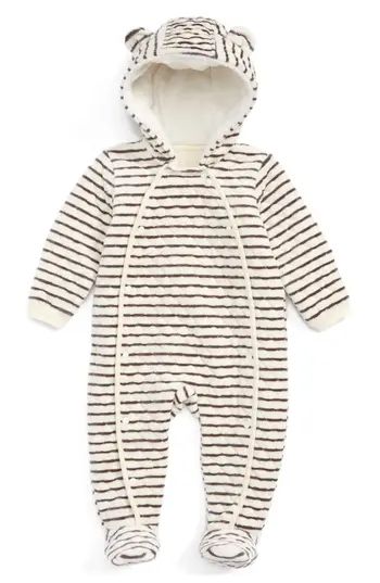Infant Nordstrom Baby Hooded Bunting, Size Newborn - Grey | Nordstrom