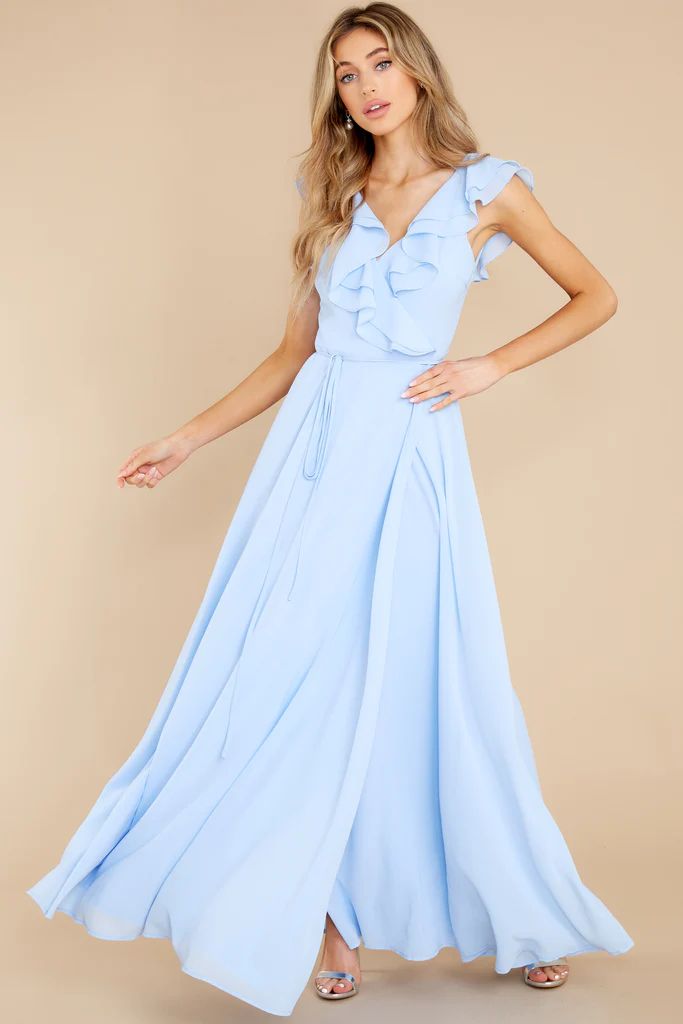 Moments Like This Light Blue Maxi Dress | Red Dress 