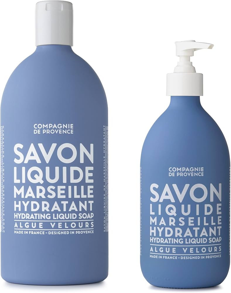 Compagnie de Provence Savon de Marseille Extra Pure Liquid Soap - Velvet Seaweed - 16.9 Fl Oz Gla... | Amazon (US)