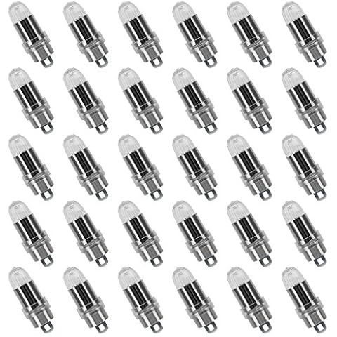 30 Pieces LED Balloon Lights Mini Paper Lantern Lights Bulbs Battery Powered Waterproof for Hallo... | Amazon (US)