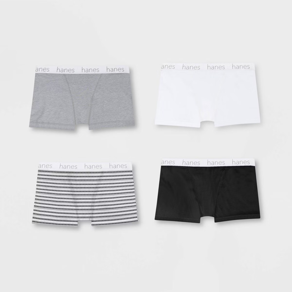 Hanes Premium Women's 4pk Boyfriend Cotton Stretch Boxer Briefs - Colors May Vary | Target