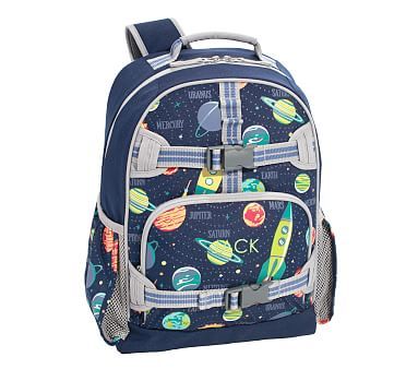 Mackenzie Navy Solar System Glow-in-the-Dark Backpacks | Pottery Barn Kids | Pottery Barn Kids