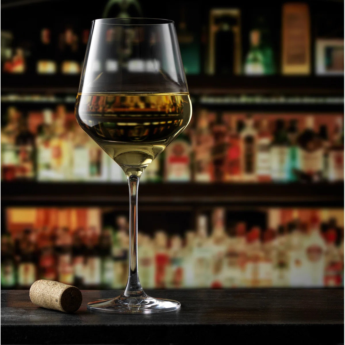 JoyJolt Layla Stemmed White Wine Glasses, Set of 8, 13.5oz (Set of 8) | Wayfair North America